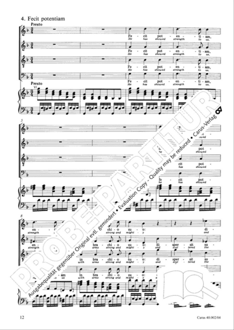 Magnificat Magnificat SA scores gallery preview page 13