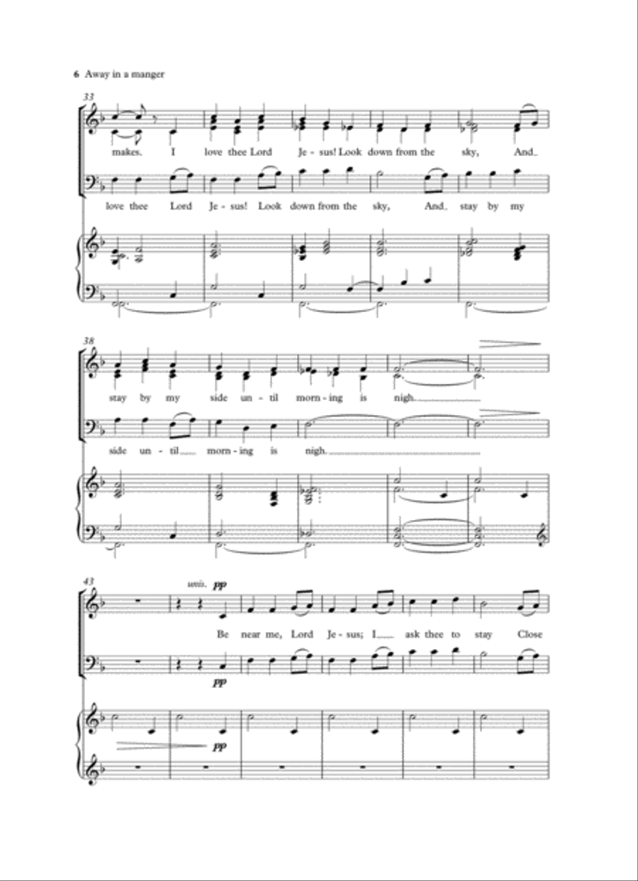 Bob Chilcott Carols 2 4-Part scores gallery preview page 4