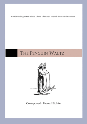 Book cover for The Penguin Waltz: Wind Quintet