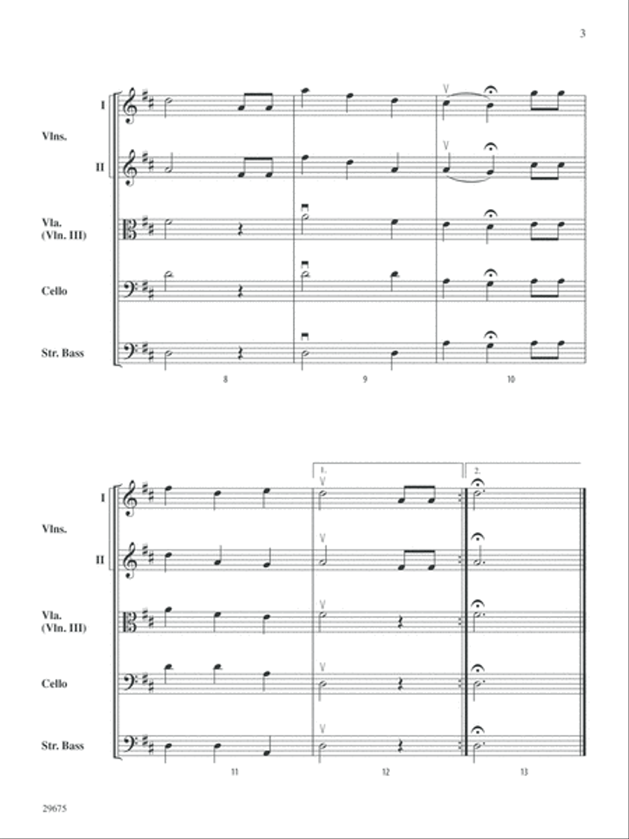 Special Occasions (Music for Special Occasions and Events): Score String Orchestra scores gallery preview page 3