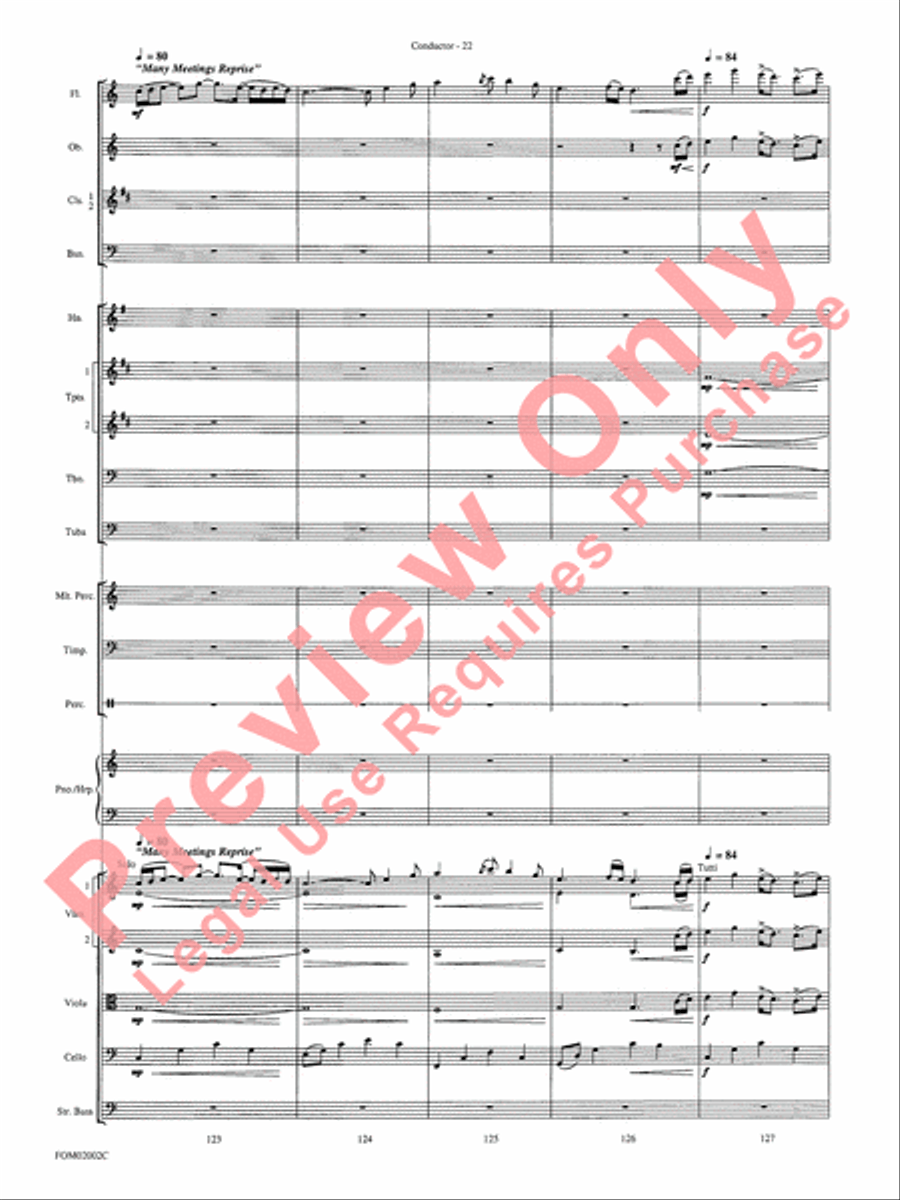 The Lord of the Rings: The Fellowship of the Ring Full Orchestra scores gallery preview page 25