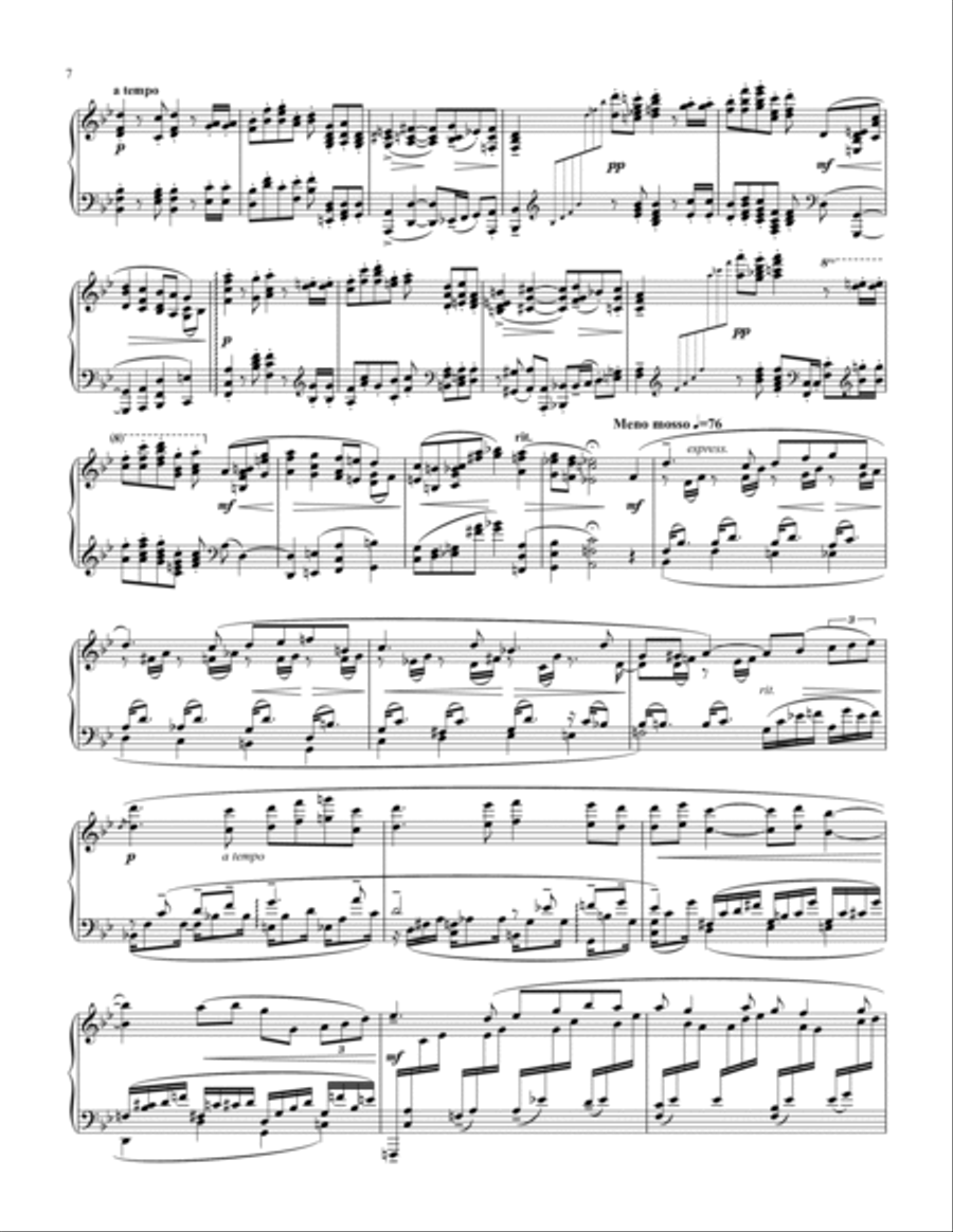 Piano Concerto No. 3 in Solo Version Piano Solo scores gallery preview page 6