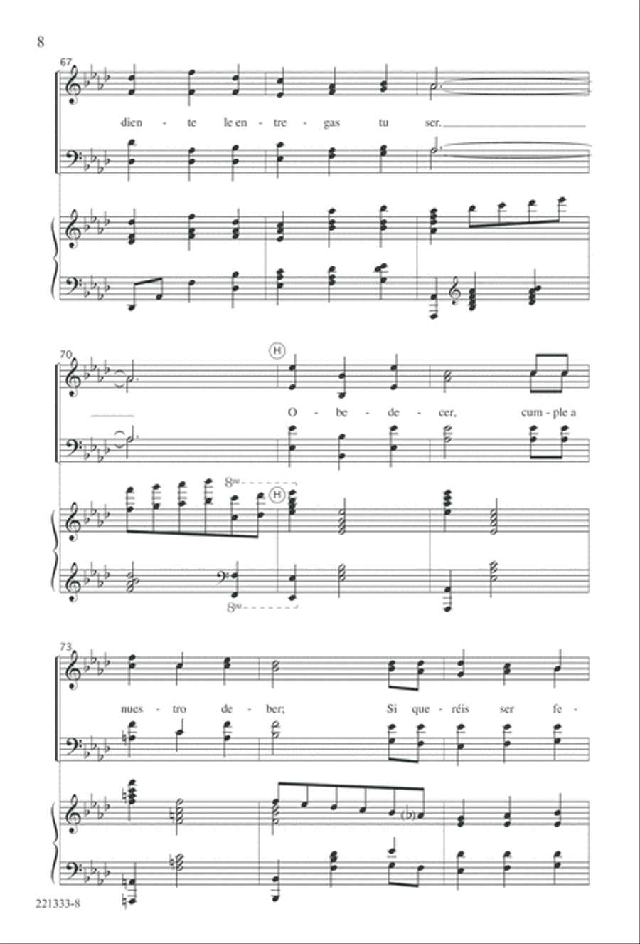 Siervos de Jesus Siervos de Jesus 4-Part scores gallery preview page 12