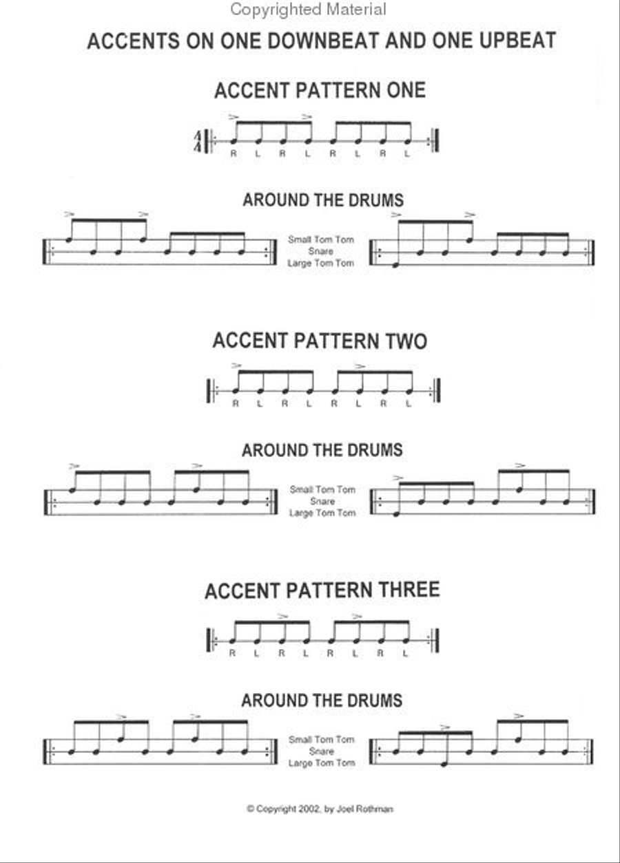 Fun With Accents Around The Drums Drums scores gallery preview page 2