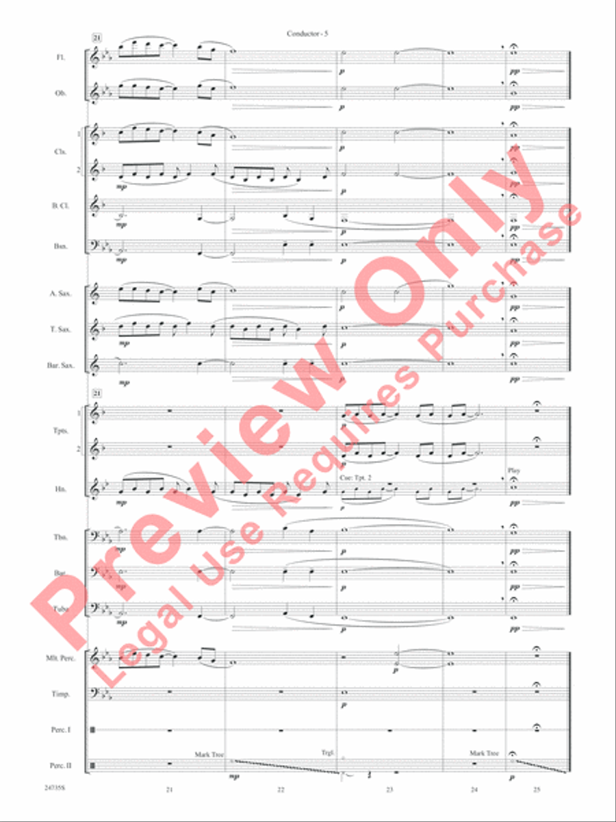 River Valley Legacy (I. River Echoes, II. Railroads, III. Machines, IV. Traditions) Concert Band scores gallery preview page 8