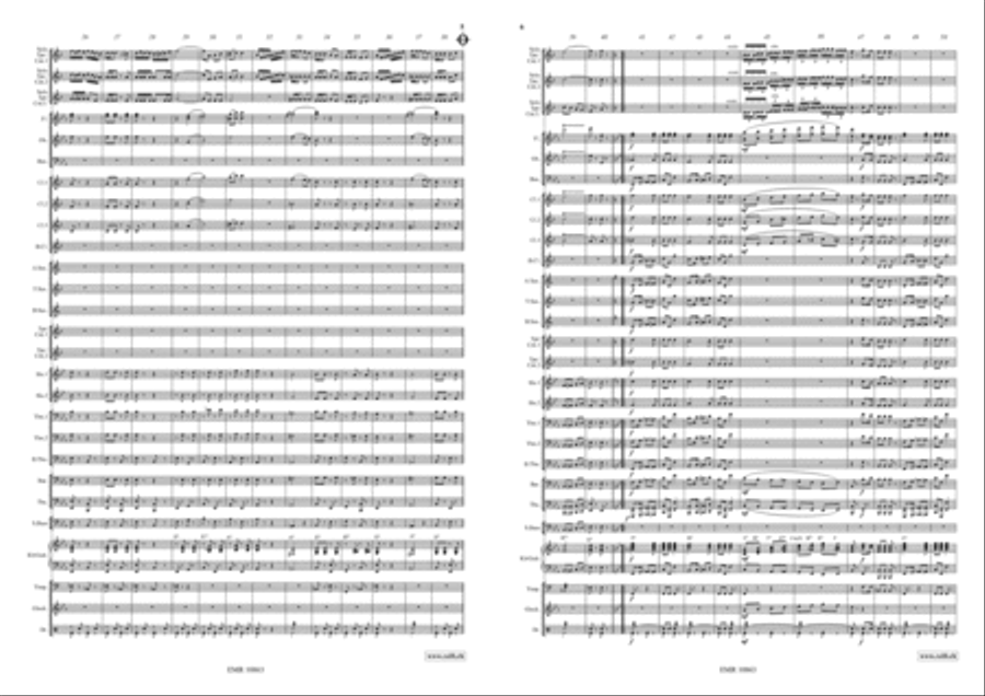Trumpet Holiday Trumpet Holiday Concert Band scores gallery preview page 4