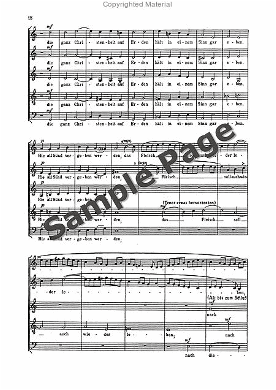 Liedmesse Choral Score SSATB scores gallery preview page 19