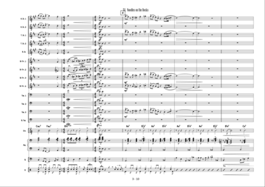 54. Noodles on the Rocks Jazz Ensemble scores gallery preview page 4