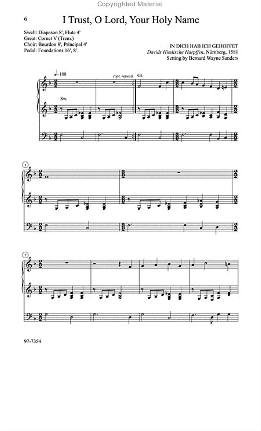 Four Preludes for Trust Four Preludes for Trust Organ scores gallery preview page 5