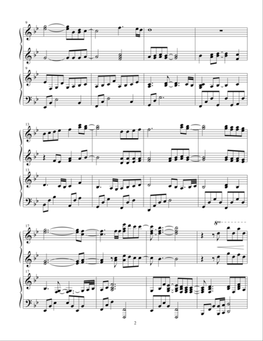 The Power Of Your Love Piano scores gallery preview page 3