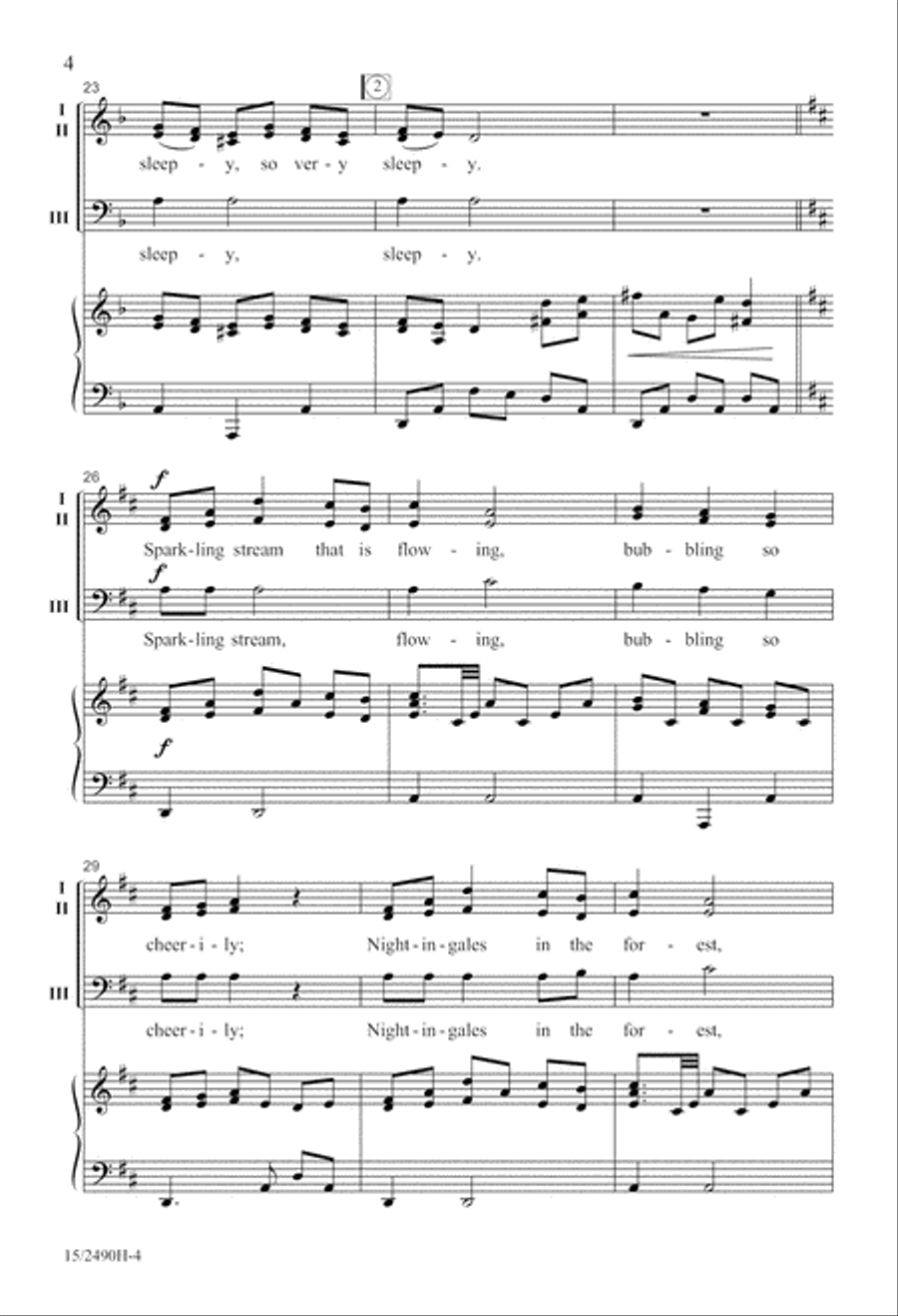 A la Nanita Nana A la Nanita Nana 3-Part scores gallery preview page 4