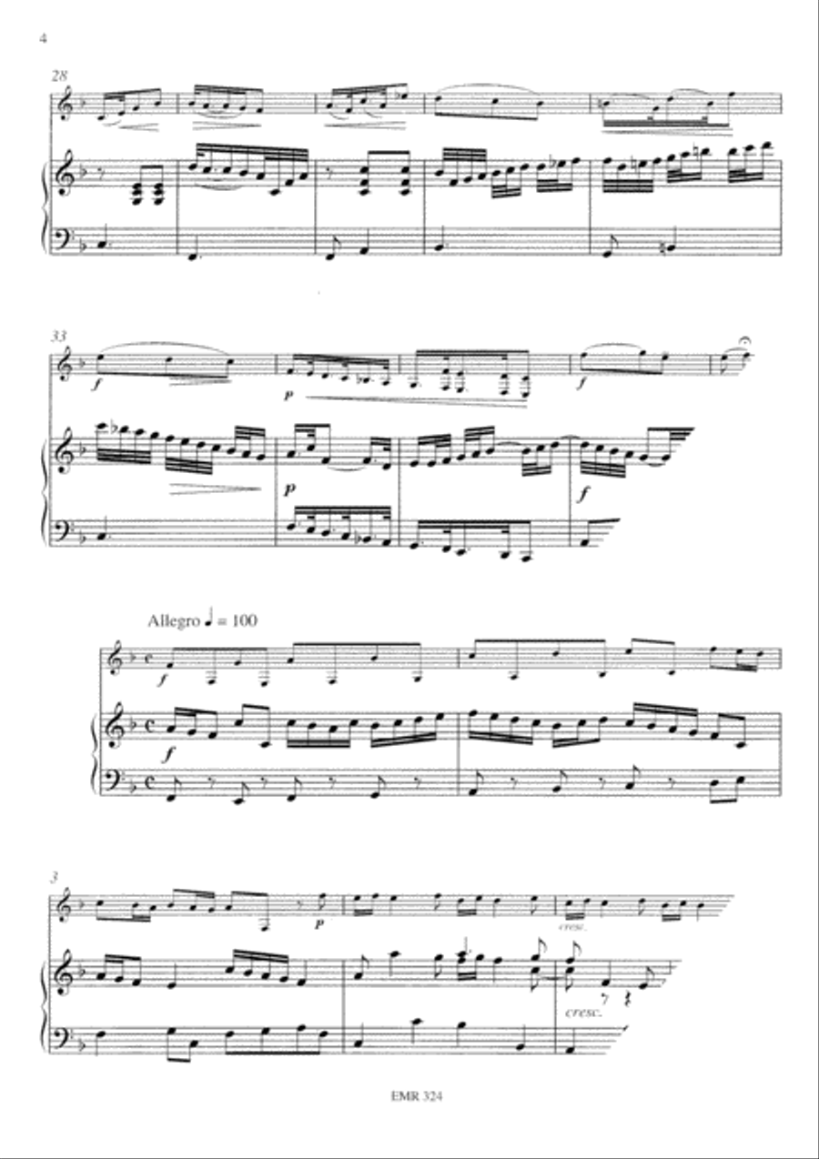 Sonata No. 2 Sonata No. 2 Flute Solo scores gallery preview page 4