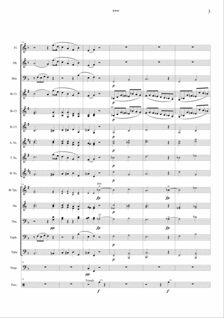 *** (UNTITLED) n. 30 from KINDERALBUM by Schumann - for Wind Band/Ensemble Concert Band scores gallery preview page 4