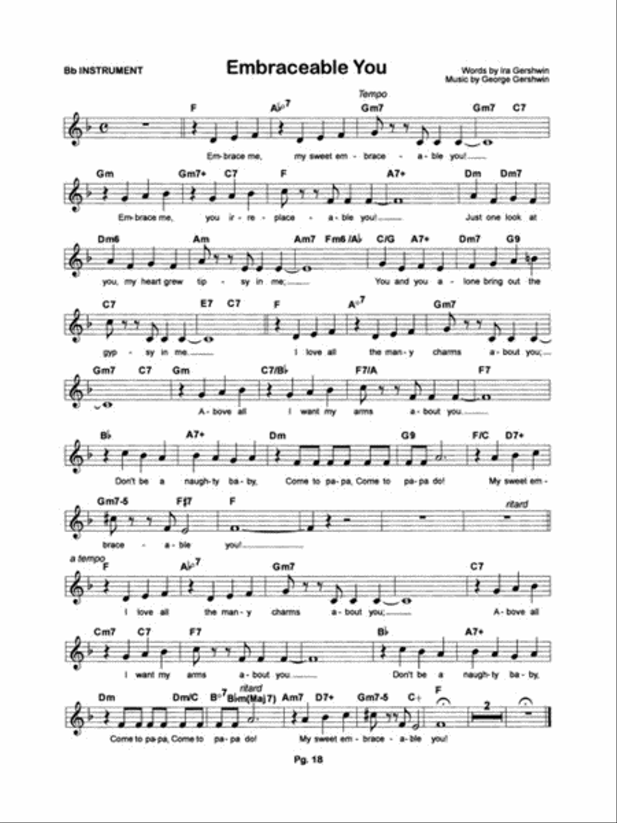 Sinatra Set to Music Clarinet Solo scores gallery preview page 4