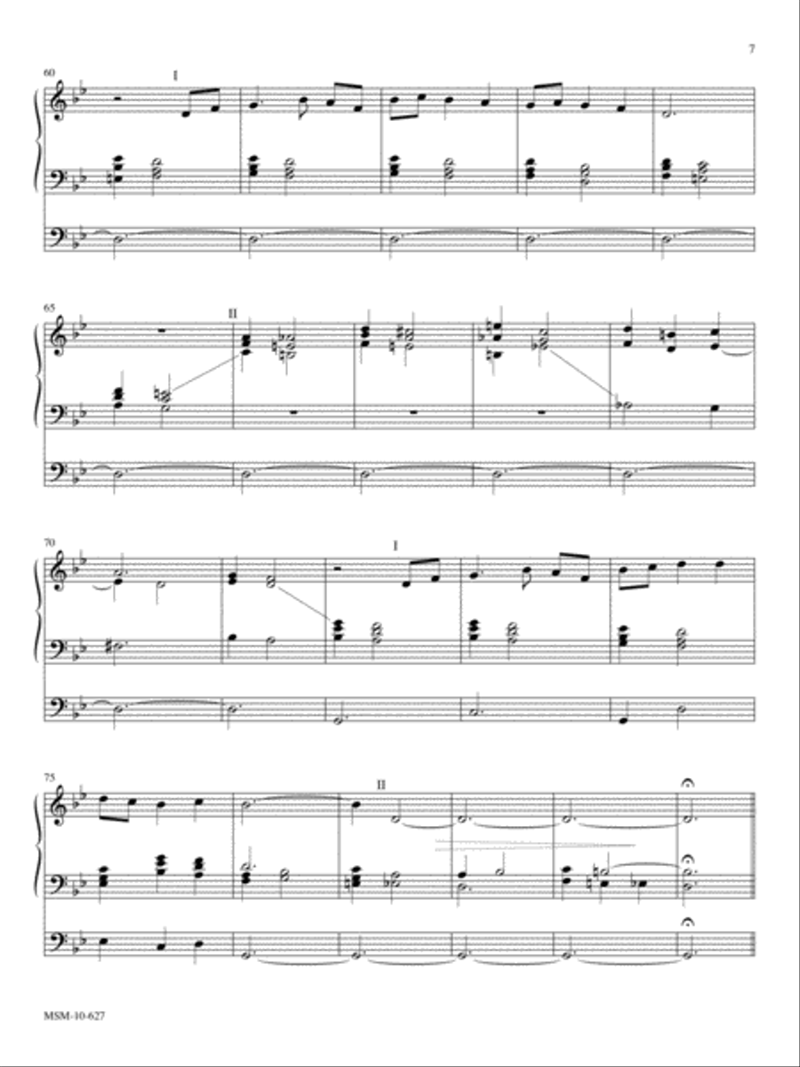 Prelude and Postlude on THAXTED Organ scores gallery preview page 5
