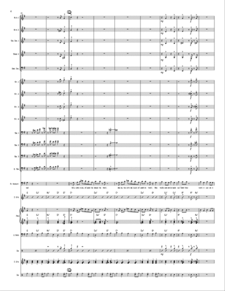 Cool Yule Jazz Ensemble scores gallery preview page 4