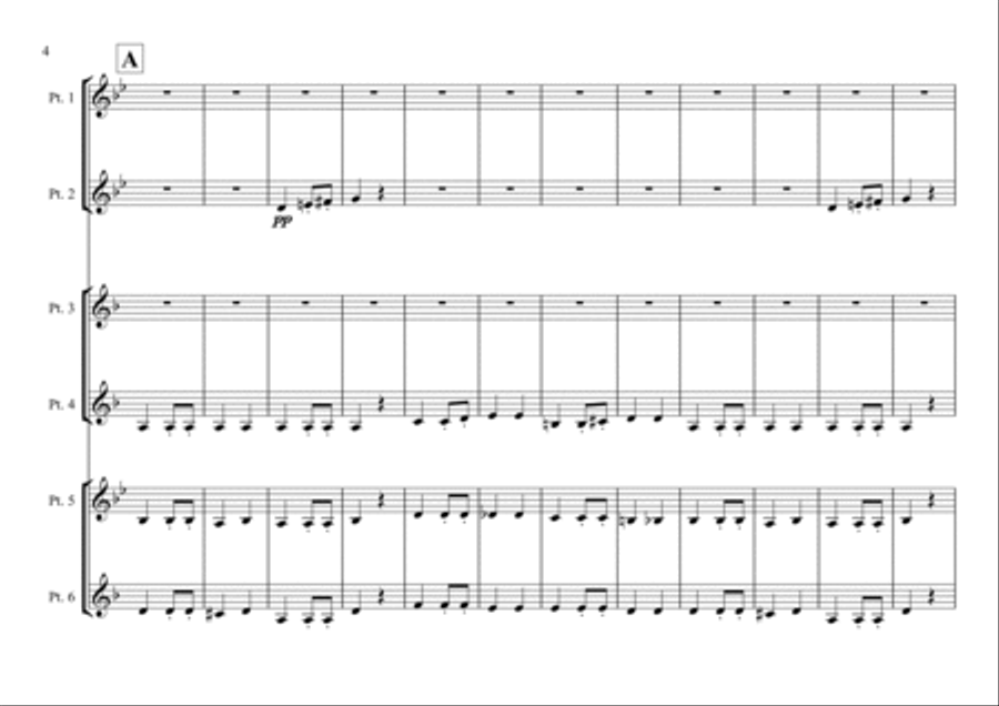 Symphony No. 7, 2nd Movement - Beethoven (Brass sextet w. timpani) image number null