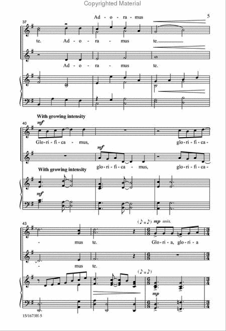 Gloria Deo Gloria Deo SSA scores gallery preview page 6