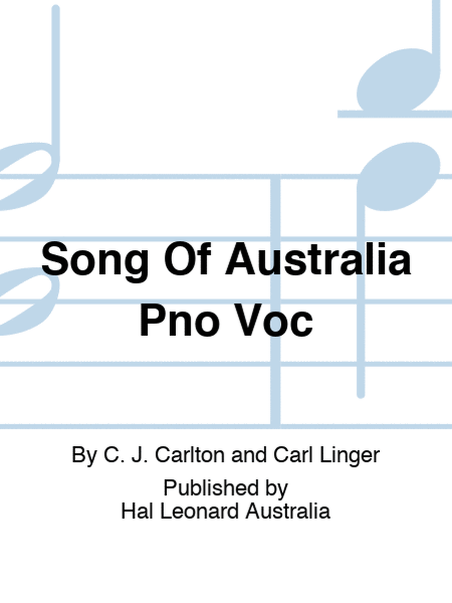 Song Of Australia Pno Voc