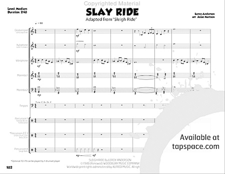 Season's Beatings Percussion Ensemble scores gallery preview page 14