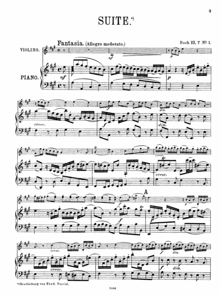 Suite, Sonata and Fugue