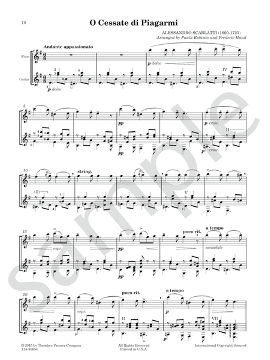 La Serenata Chamber Music scores gallery preview page 6