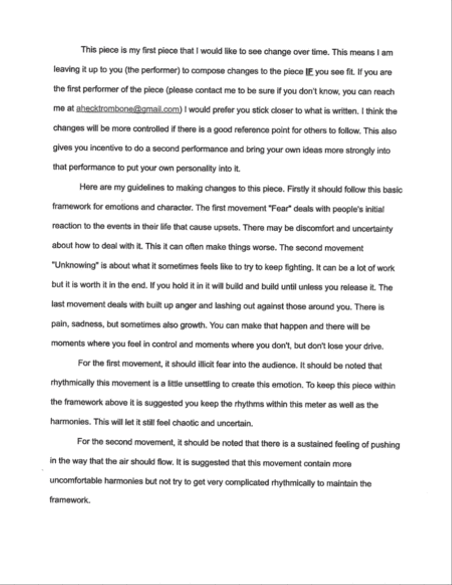 Discontent Trumpet Solo scores gallery preview page 4