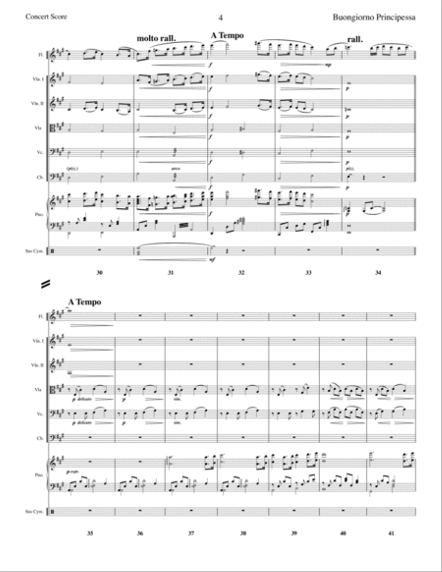 Buongiorno Principessa Buongiorno Principessa Chamber Music scores gallery preview page 6