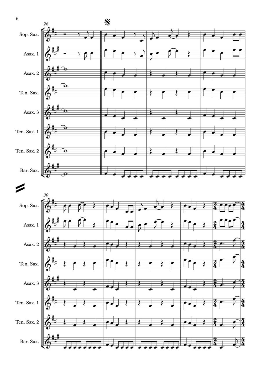 T.n.t. Woodwind Quintet scores gallery preview page 6