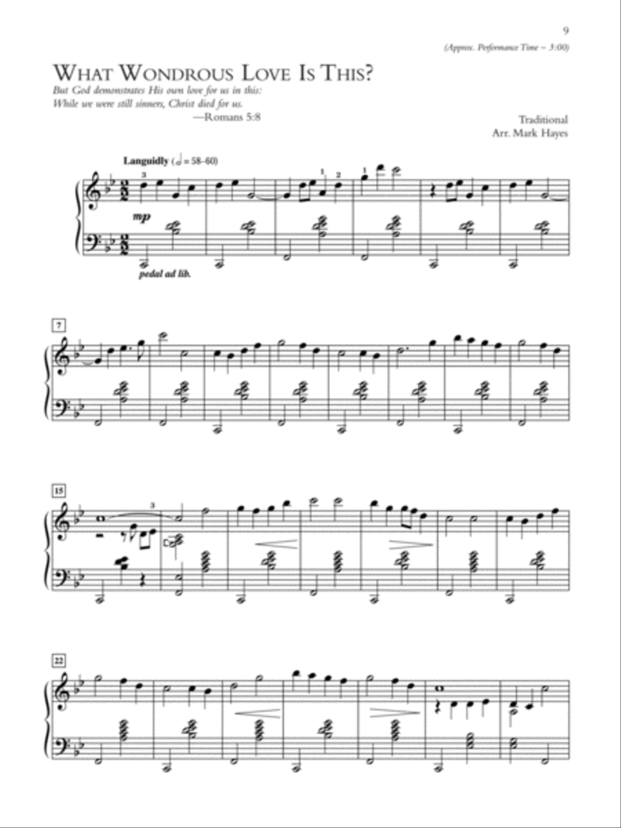 The Cross, Christ's Passion Piano Solo scores gallery preview page 4