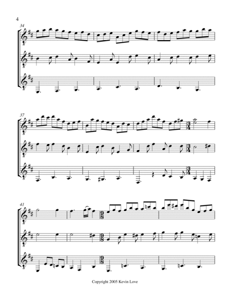 Jesu, Joy of Man's Desiring (Guitar Trio) - Score and Parts image number null