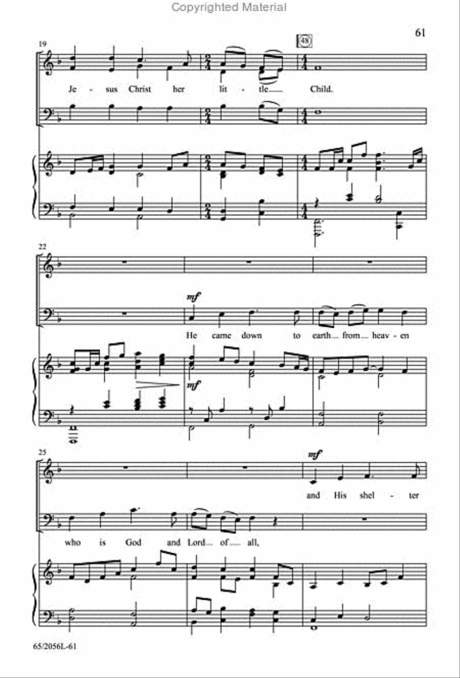 Bethlehem's Child Bethlehem's Child 3-Part scores gallery preview page 25