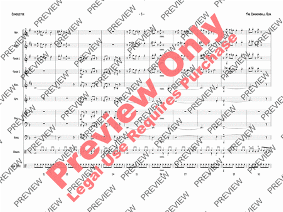 The Cannonball Run The Cannonball Run Jazz Ensemble scores gallery preview page 6