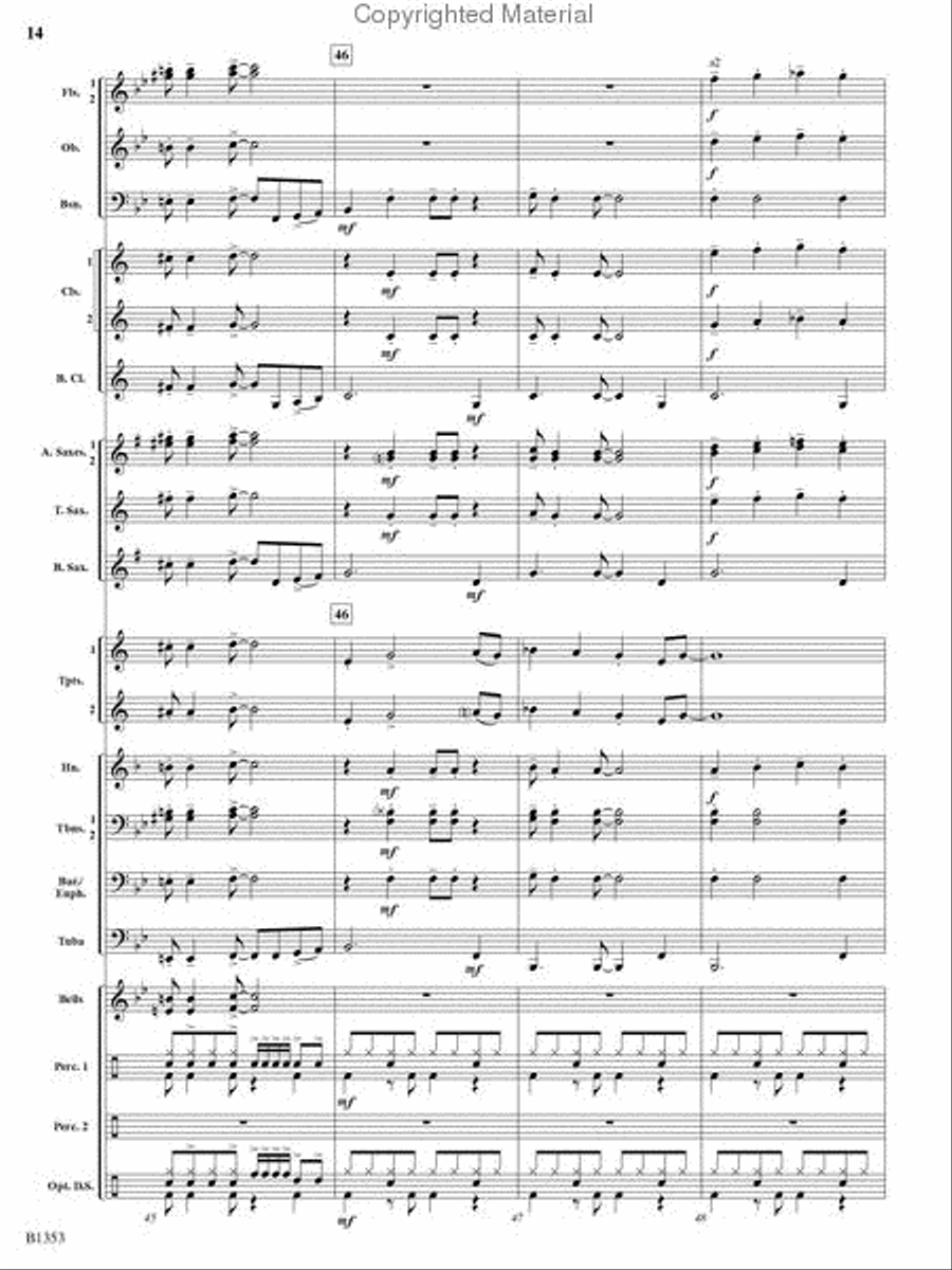 Cruisin' Concert Band scores gallery preview page 13