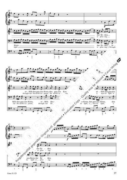 Mit Fried und Freud fahr ich dahin by Johann Sebastian Bach ATB - Sheet Music