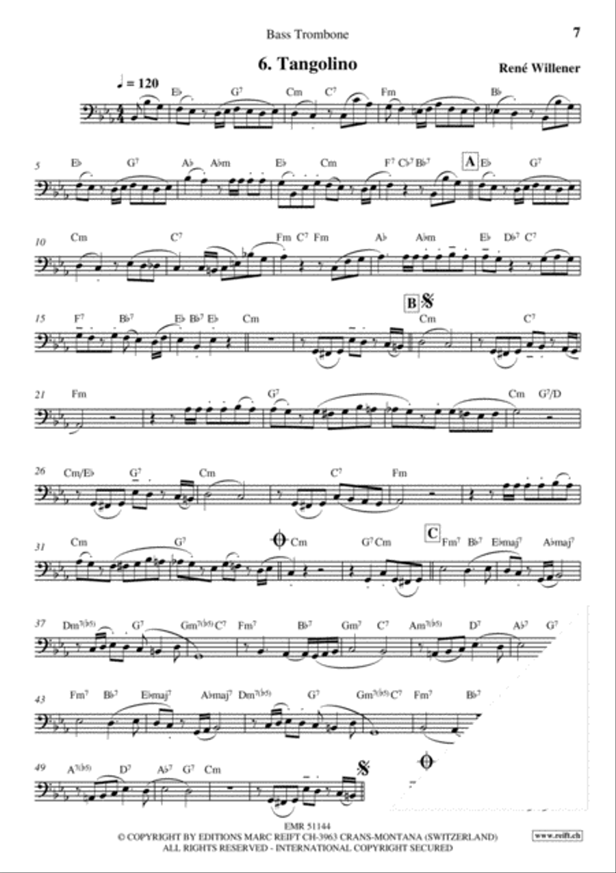 La Fete au Chalet Volume 3 Trombone scores gallery preview page 8
