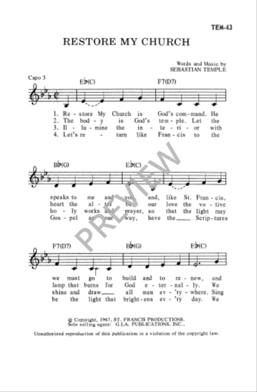 Happy the Man Unison Choir scores gallery preview page 19