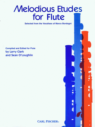Book cover for Melodious Etudes For Flute