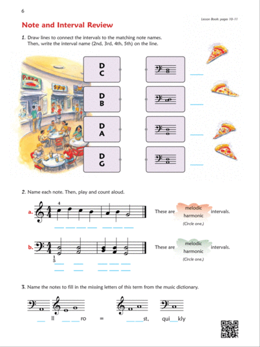Premier Piano Course -- Notespeller Piano Method scores gallery preview page 2