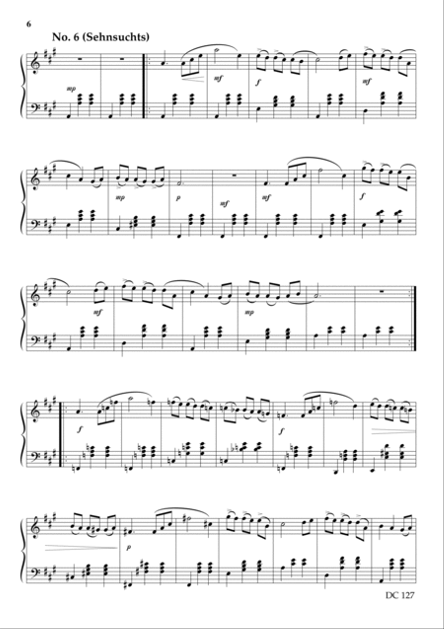 Schubertiana Piano Solo scores gallery preview page 6