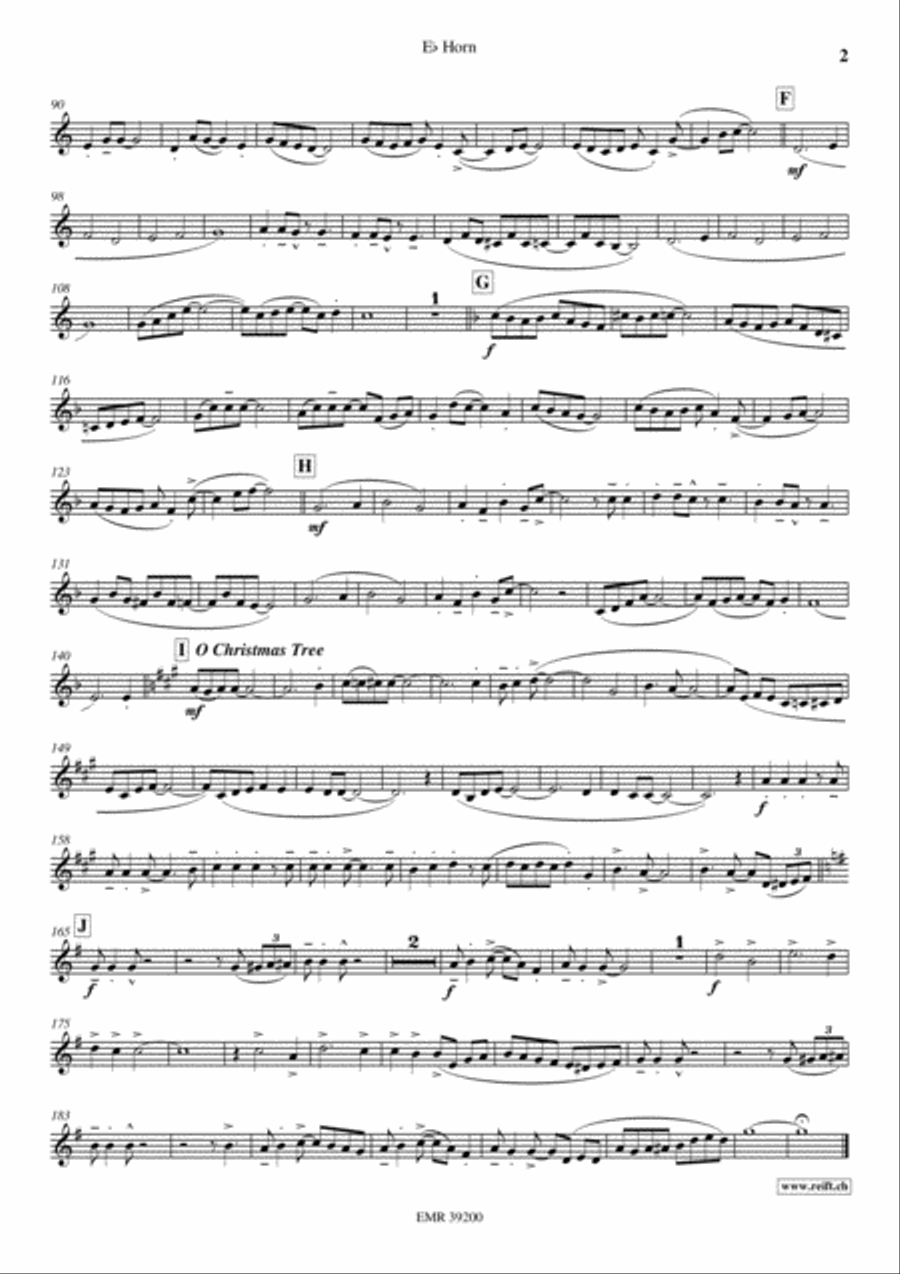 Swinging Santa Claus Swinging Santa Claus Horn scores gallery preview page 3