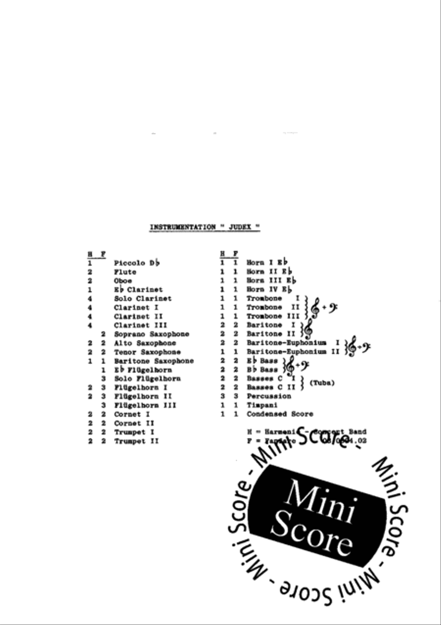 Judex Fanfare Band scores gallery preview page 4