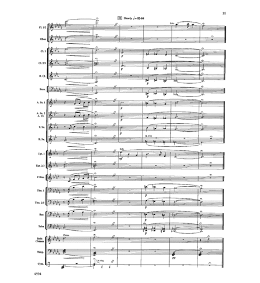 Silent Night Concert Band scores gallery preview page 10