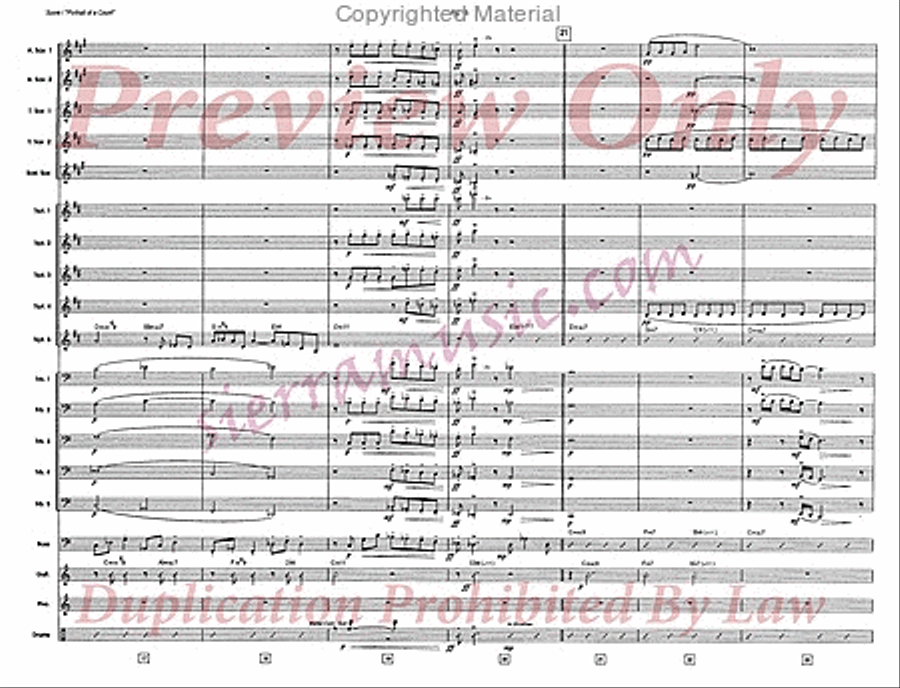 Portrait Of A Count Portrait Of A Count Jazz Ensemble scores gallery preview page 4
