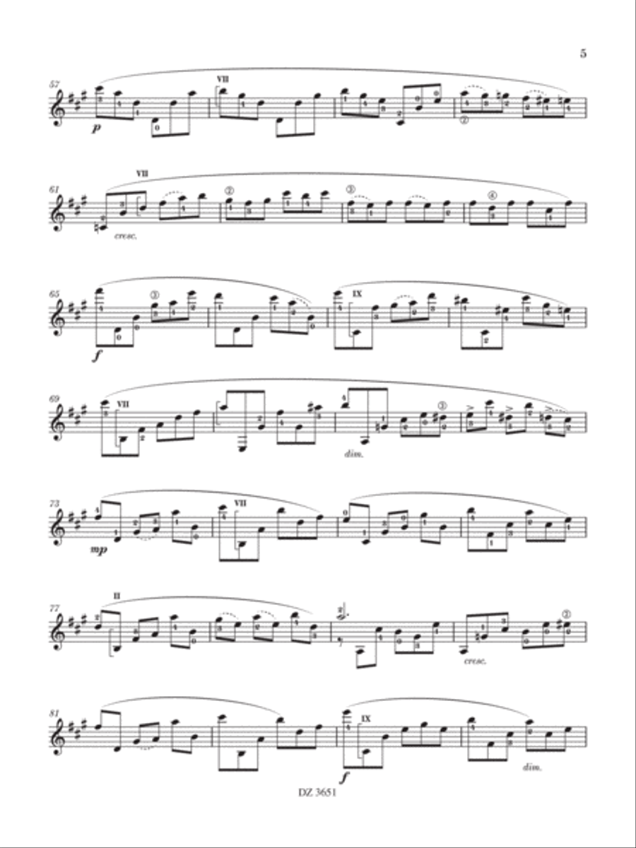 Let's live easy though various things happen Classical Guitar scores gallery preview page 6