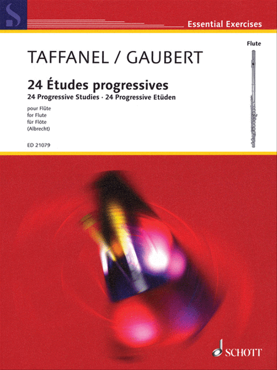 Paul Taffanel/Philippe Gaubert – 24 Progressive Studies in All Keys on the Principal Difficulties Flute Solo scores gallery preview page 1