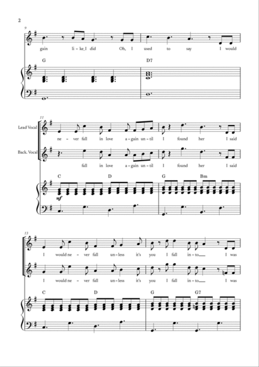 Until I Found You Voice scores gallery preview page 2