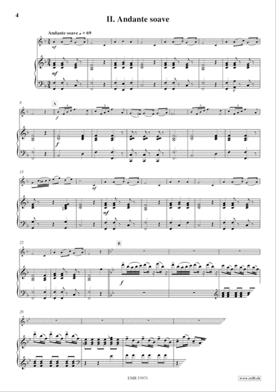 Sonata Solenne Tenor Recorder scores gallery preview page 5