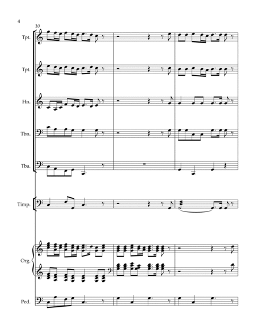 Psalm 19 Small Ensemble scores gallery preview page 4