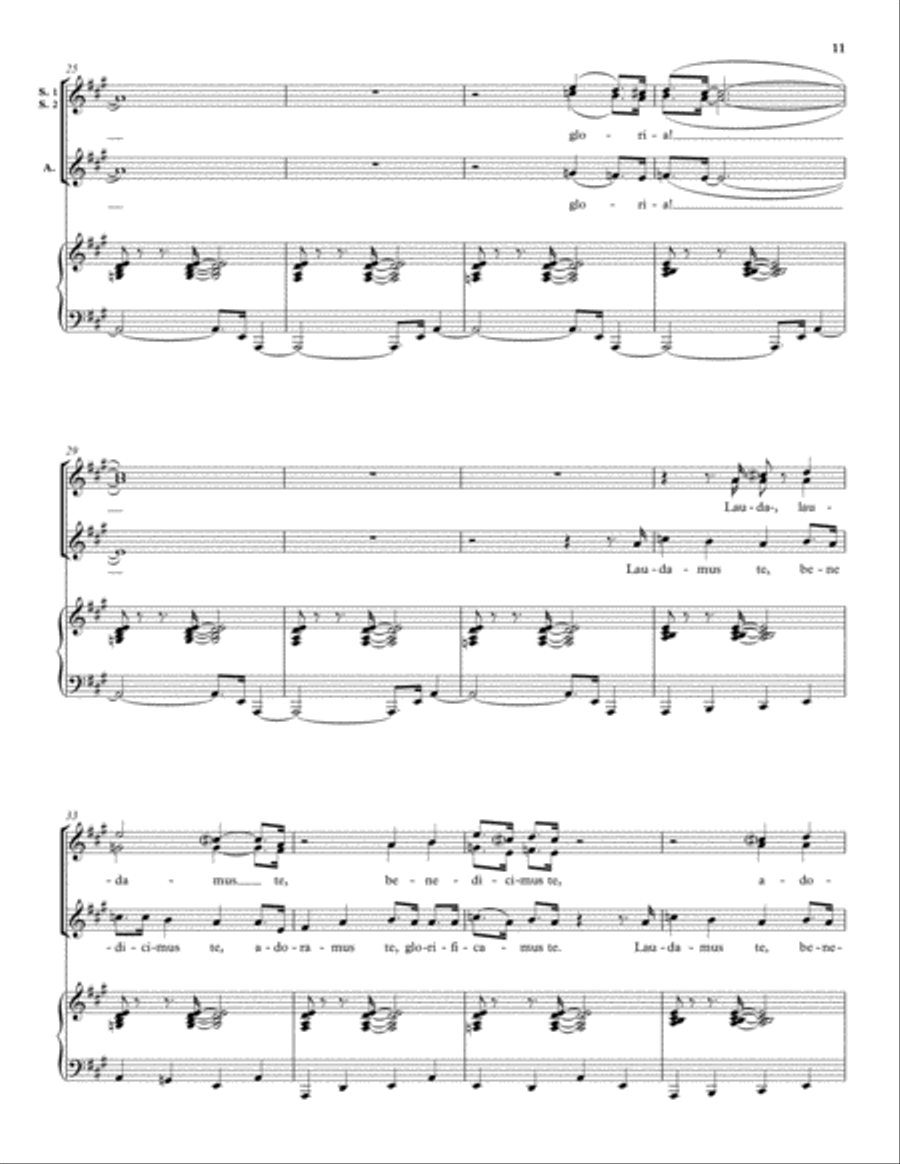 Nidaros Jazz Mass SSAA scores gallery preview page 7